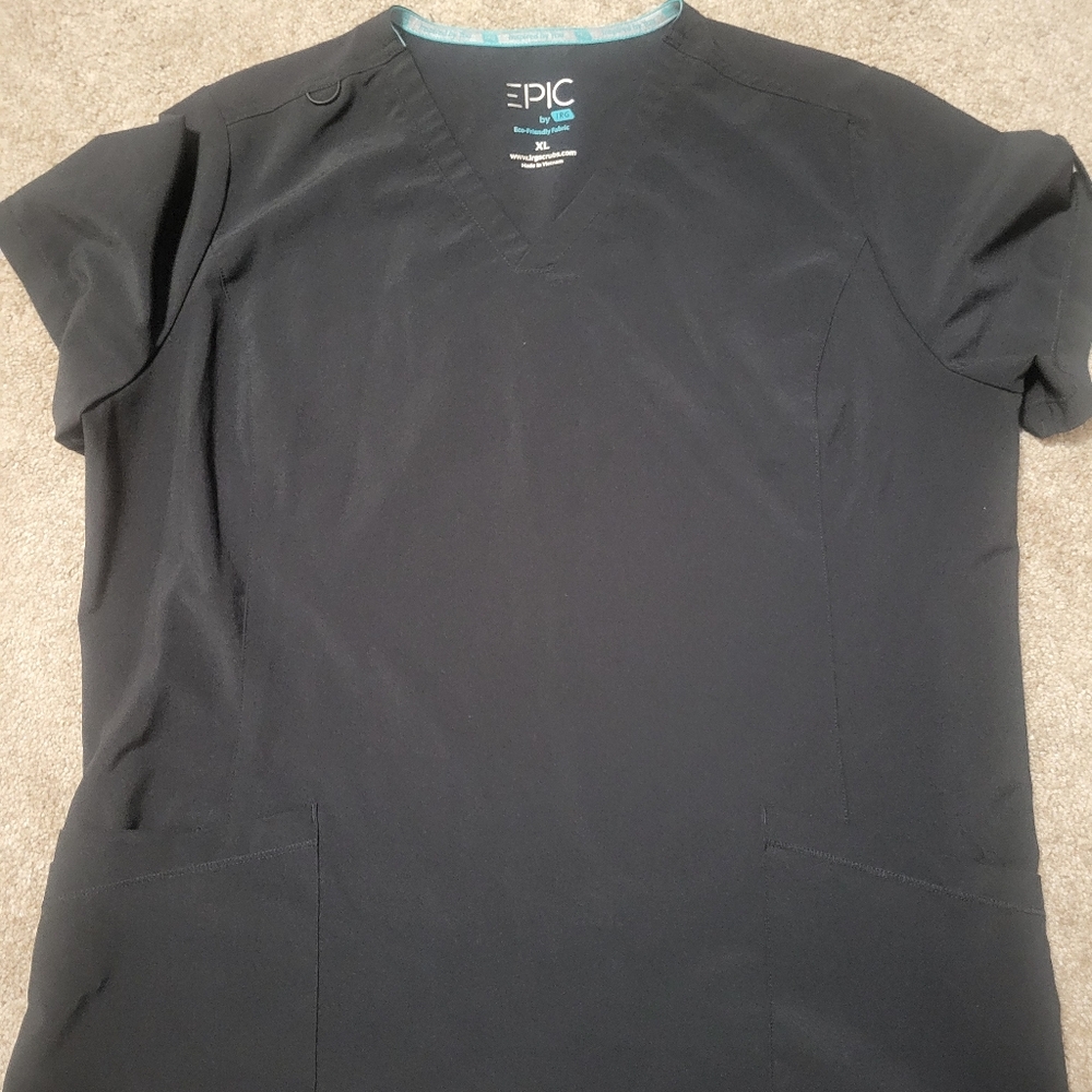 Black EPIC Scrub top